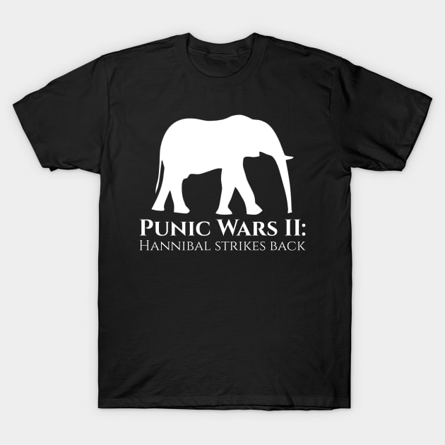 Carthaginian History Second Punic War Hannibal Strikes Back T-Shirt by Styr Designs